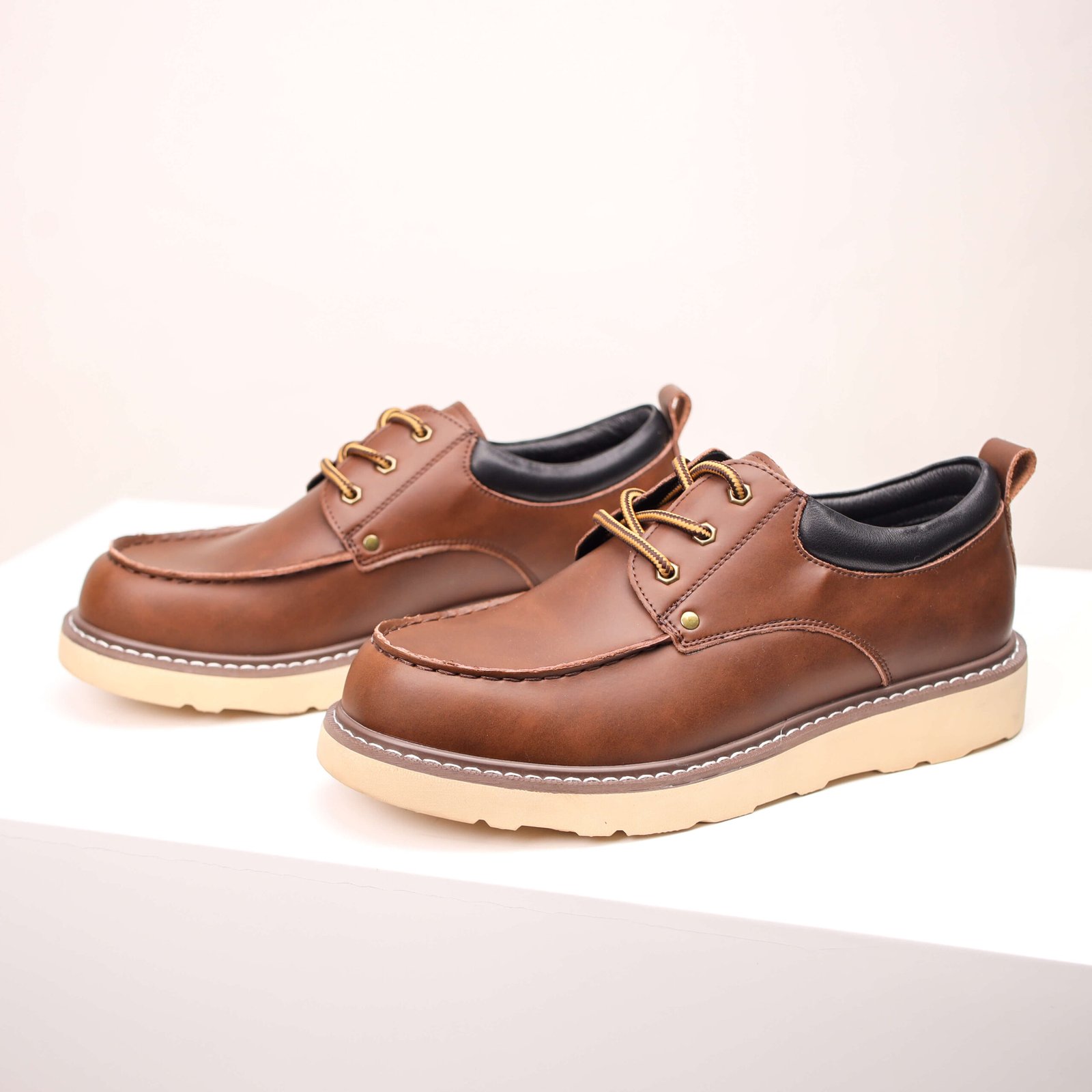 Outdoor Casual Workwear Leather Martin Low Cut Boots - Image 2