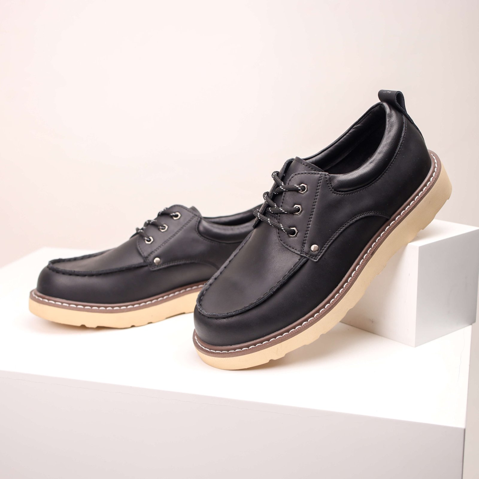 Outdoor Casual Workwear Leather Martin Low Cut Boots - Image 15