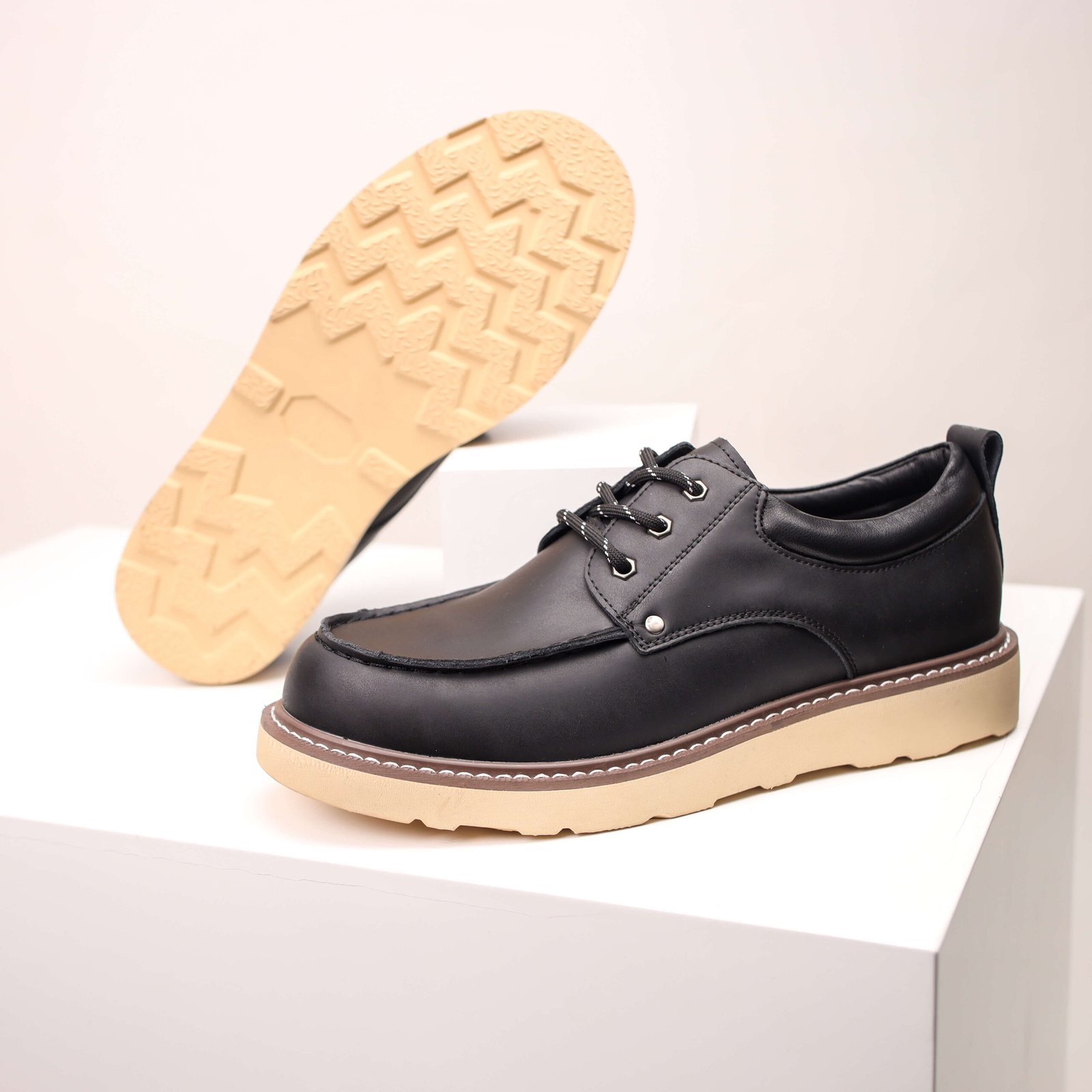 Outdoor Casual Workwear Leather Martin Low Cut Boots - Image 16