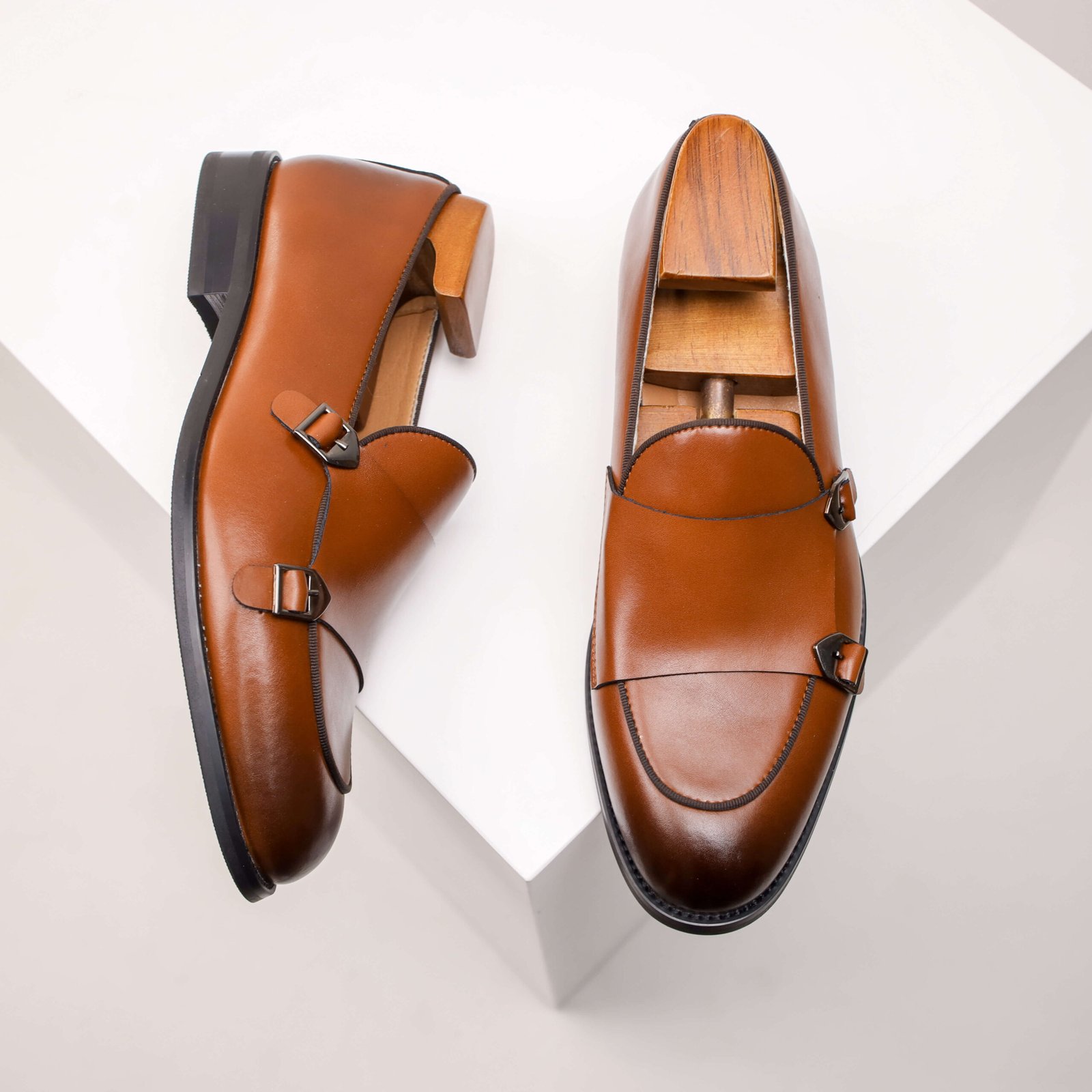 Double Monk Strap Loafers - Image 8