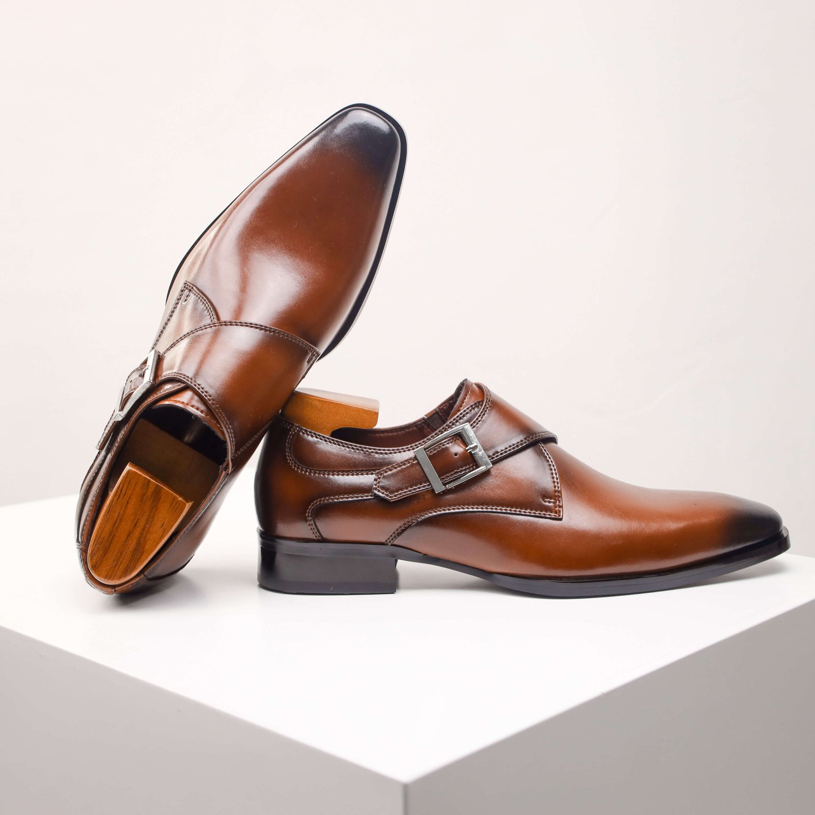 Side Buckle Dress Shoes - Image 2