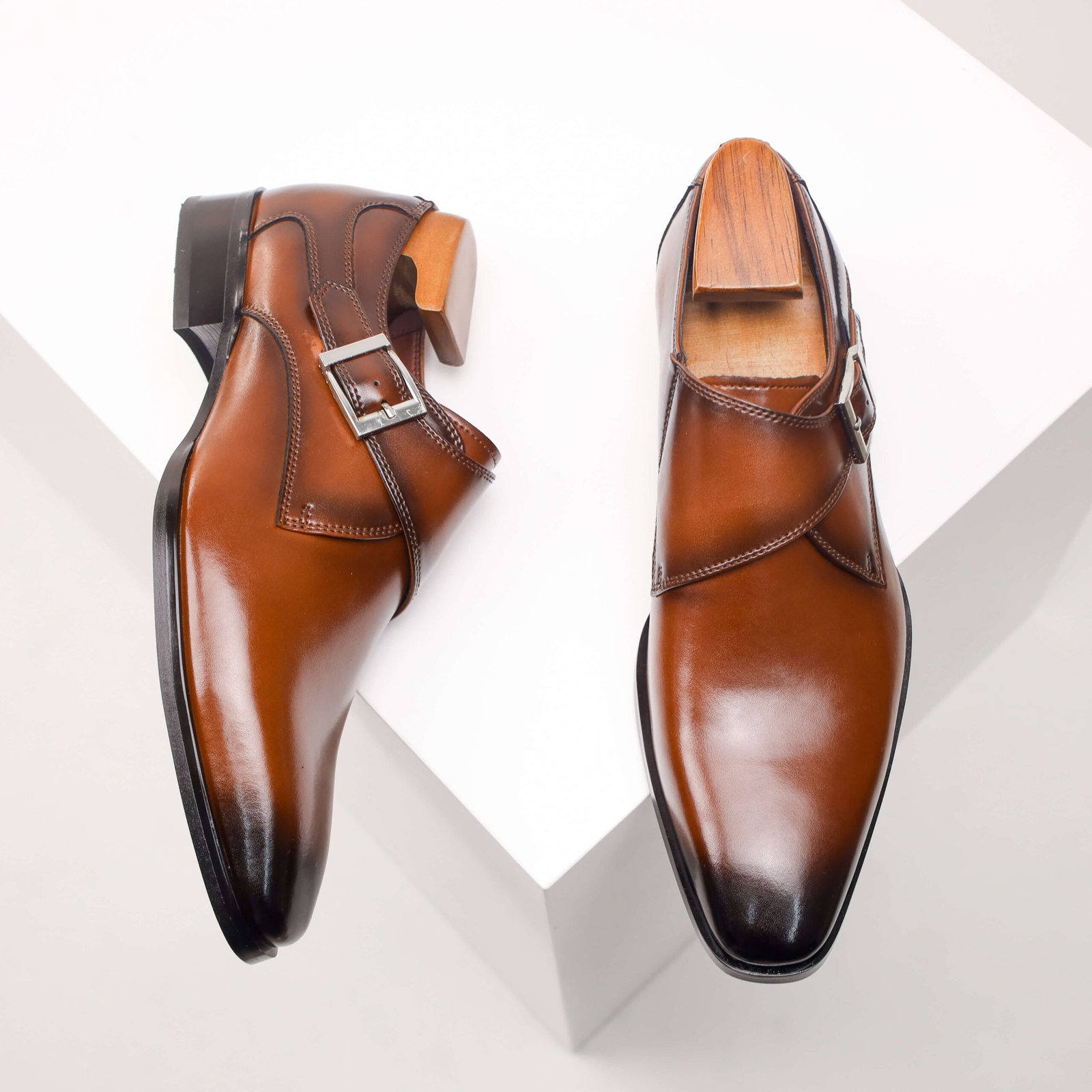 Side Buckle Dress Shoes - Image 6