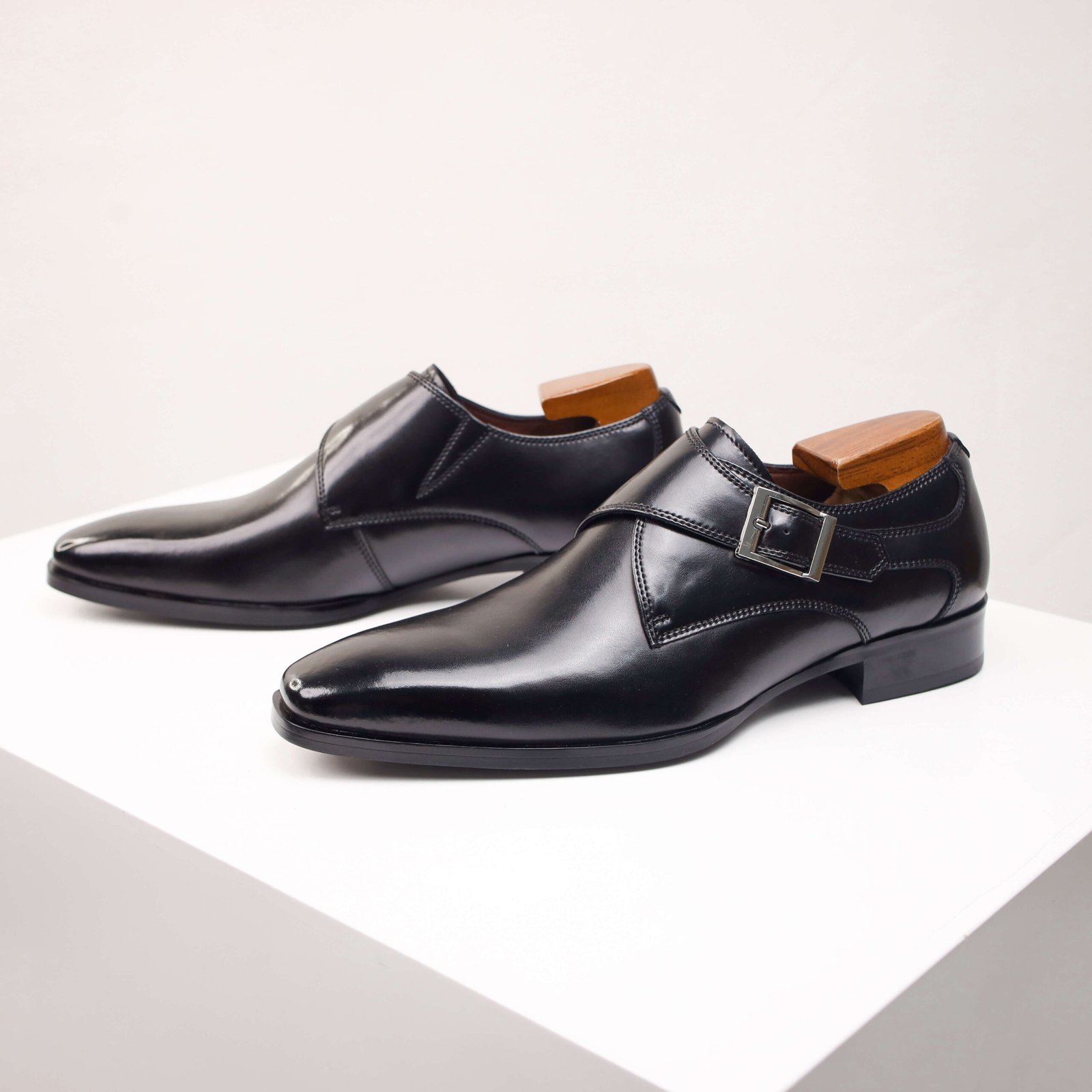 Side Buckle Dress Shoes - Image 12