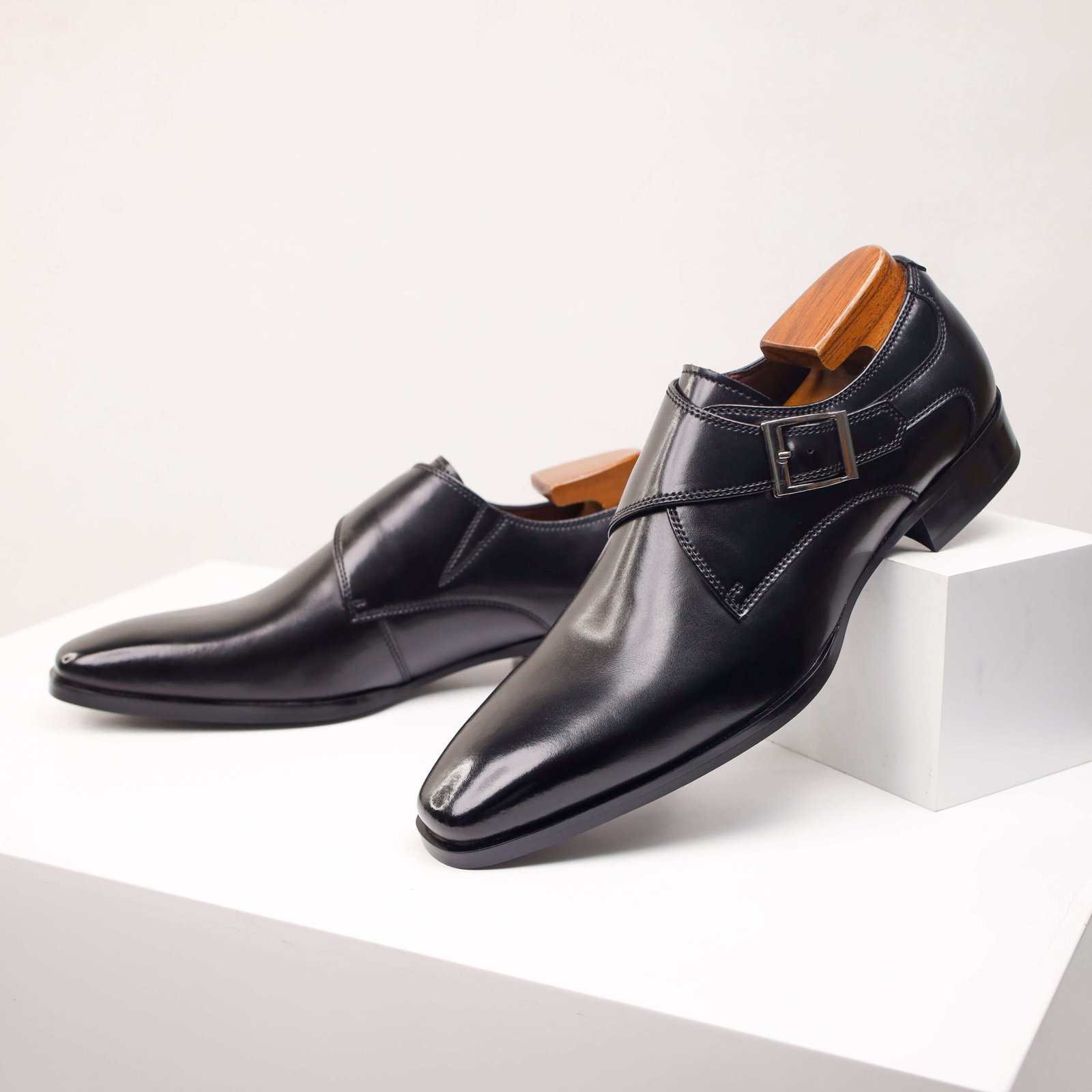 Side Buckle Dress Shoes - Image 16