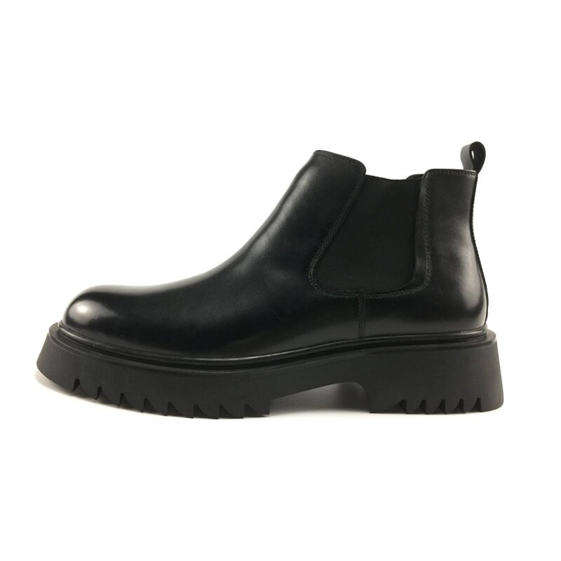 Leather boots