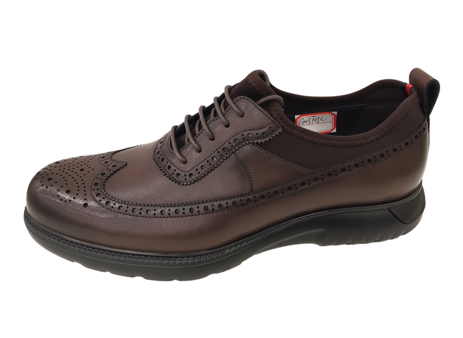 Casual Leather Wingtip Brogue Derby - Image 2