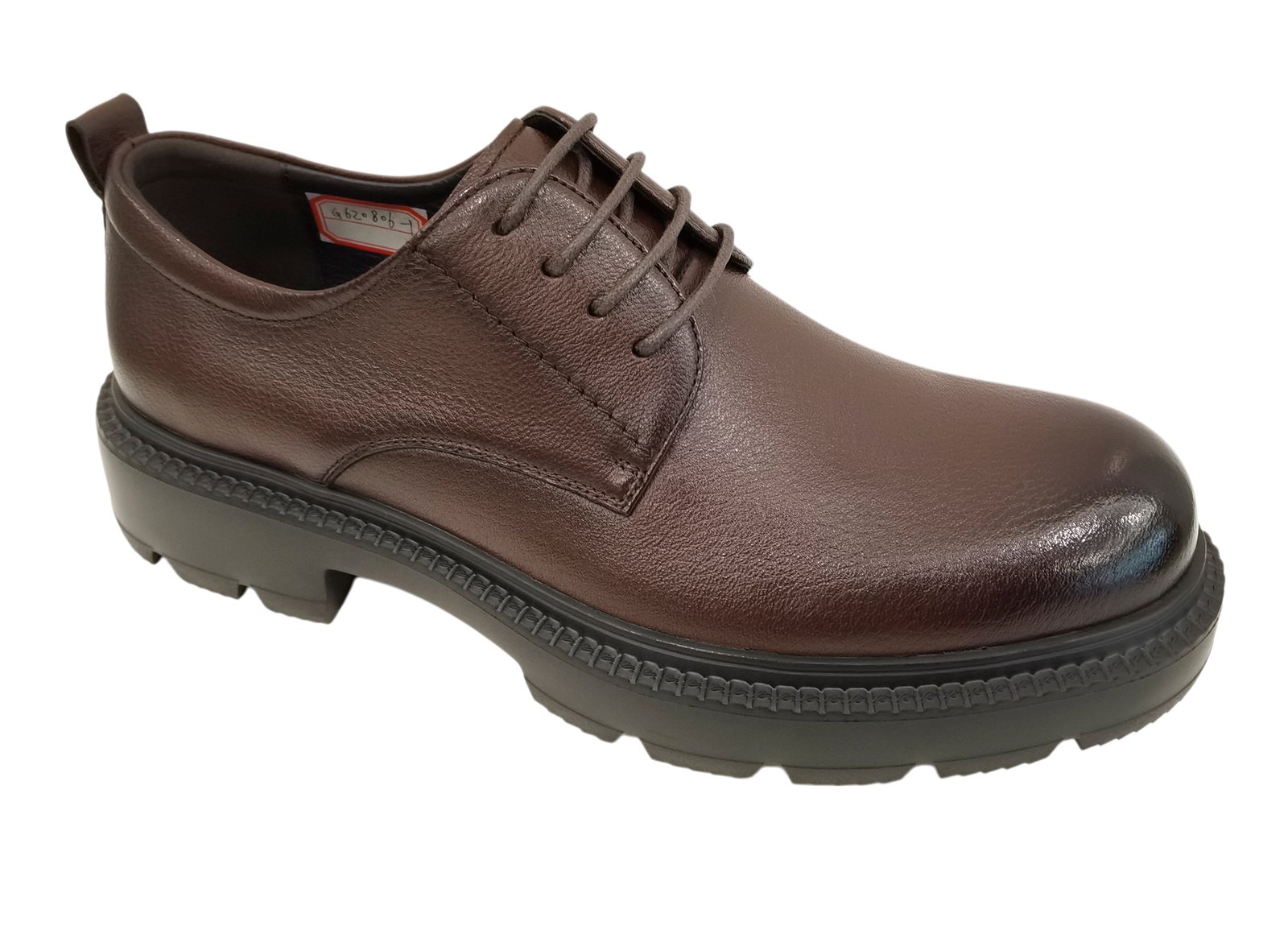 Thick Sole Work Leather Shoe - Image 10