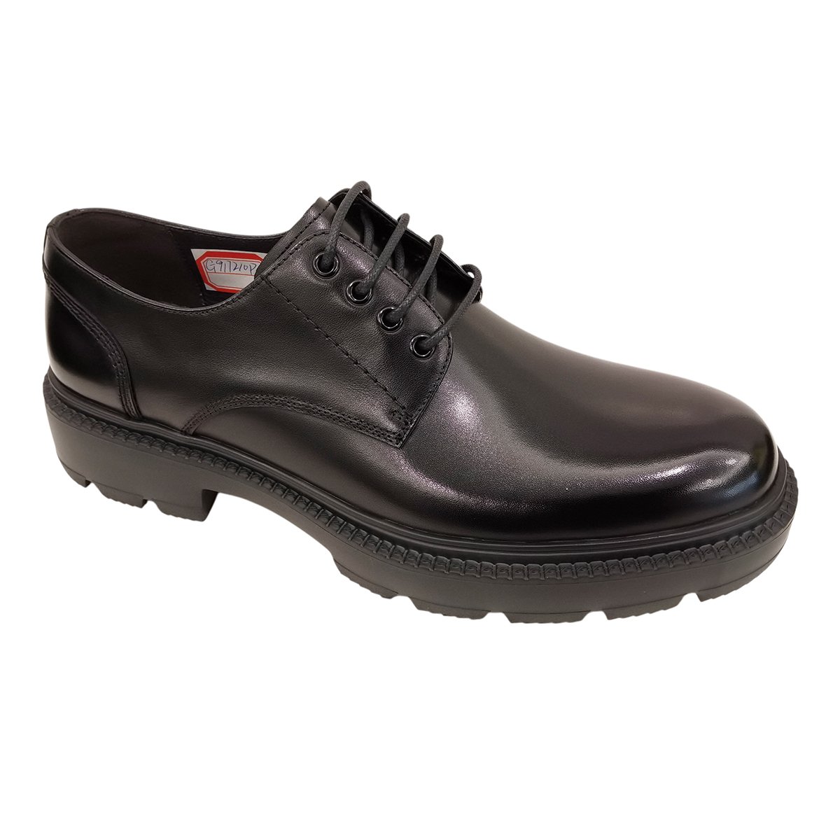 Thick Sole Work Leather Shoe