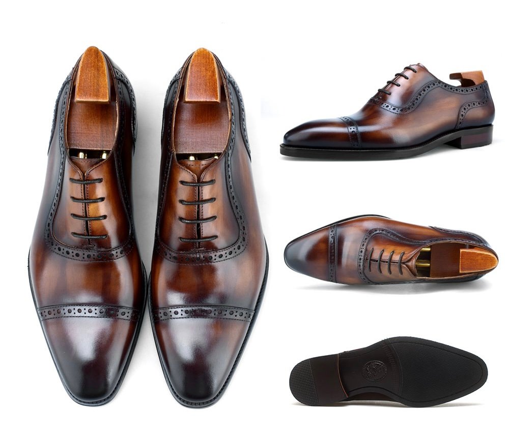 Wholecut Oxford Brogue Shoes